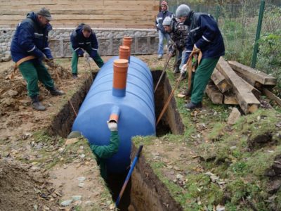 Установка септиков под ключ недорого